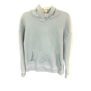 ZYIA Active Soft Oversized Hoodie Pullover Sweatshirt Women's XL Mint Moon Logo